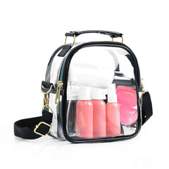 Clear PVC Crossbody Bag Transparent Shoulder Handbag