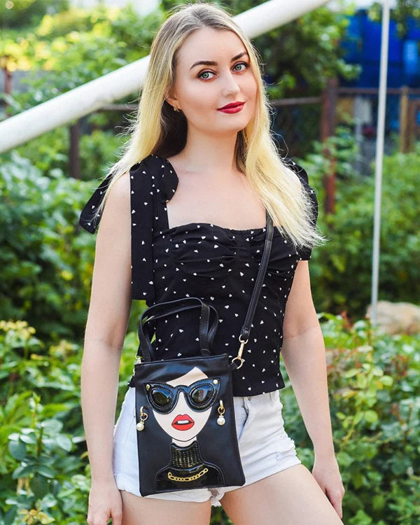 Women Casual Purses Handbags Zipper Crossbody Clutch Messenger Bag