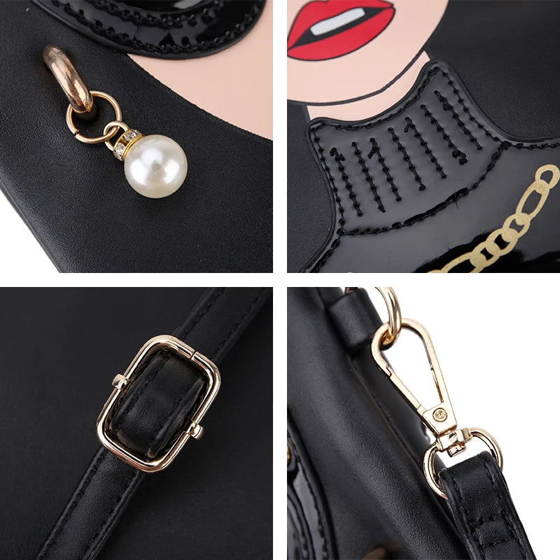 Women Casual Purses Handbags Zipper Crossbody Clutch Messenger Bag