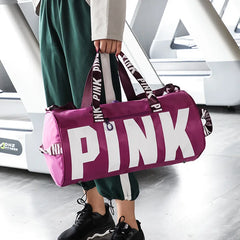 Pink Travel Bag Large Capacity Gym Sport Bag