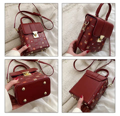 Chinese Style Women Small Bag Messenger Bag Portable Square Bag