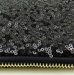 Women Reversible Sequins Mermaid Glitter Make Up Pouch Handbag