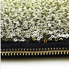 Women Reversible Sequins Mermaid Glitter Make Up Pouch Handbag