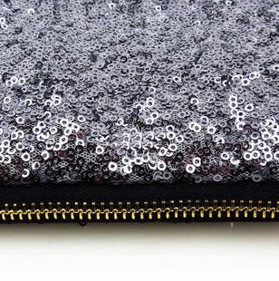 Women Reversible Sequins Mermaid Glitter Make Up Pouch Handbag