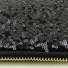 Women Reversible Sequins Mermaid Glitter Make Up Pouch Handbag