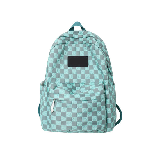 Women School Backpack Nylon Bag Beach Office Camping Hiking Books Water Bottle P