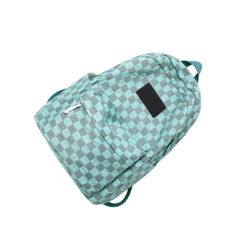 Women School Backpack Nylon Bag Beach Office Camping Hiking Books Water Bottle P