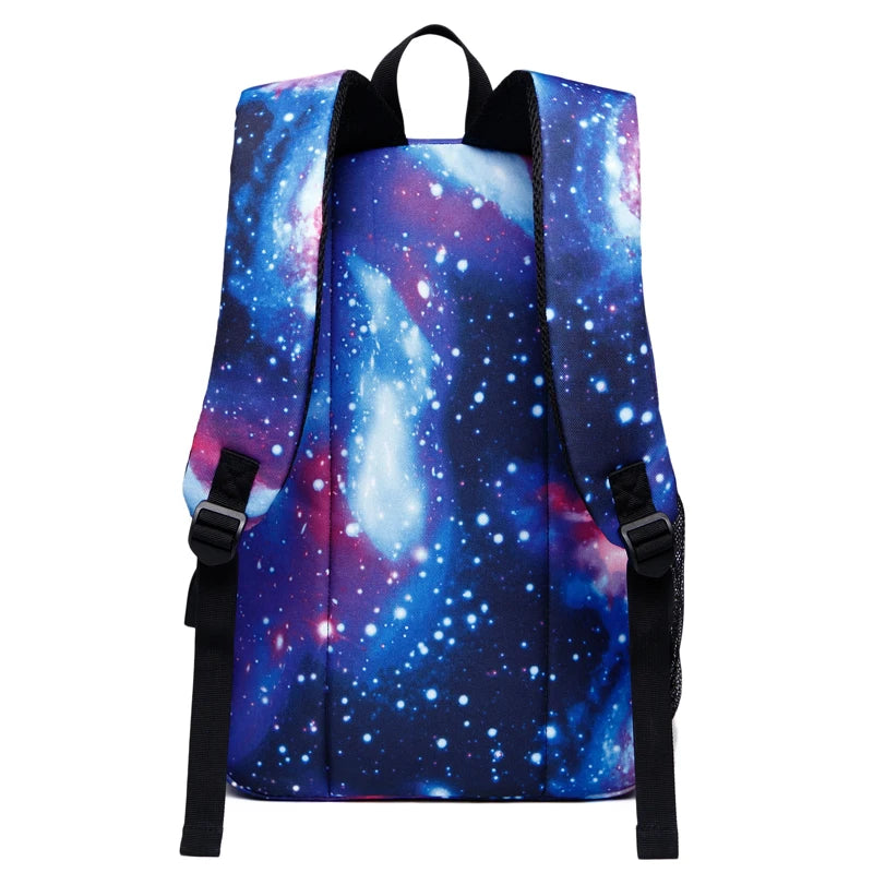 Canvas Backpack USB Charging School Bags for Teenagers Large Capacity Travel