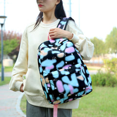 Women Schoolbag + Lunch Bag + Pen Bag Laptop Backpack