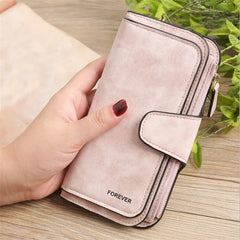 High Capacity Women's Leather Wallet