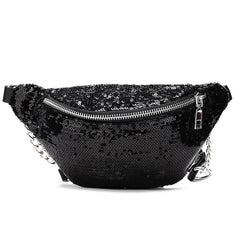 Sparkly Sequin Fanny Pack Waist Bag Glitter Bum Belt Bags