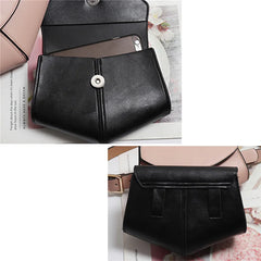Pink Leather Women Serpentine Fanny Pack Disco Waist Bag