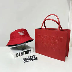 Bucket Hat TOTE Handbags Set for Women