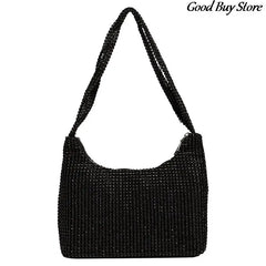 Crystal Shoulder Bag Rhinestones Clutch Wedding Party Handbag Totes