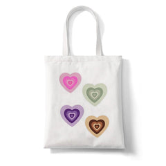 Flower Print Bag Canvas Shopper Large Handbag Tote Shoulder Lady Bag