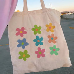 Women Book Lover Canvas Shopper Bag Tote Shoulder Lady Bag