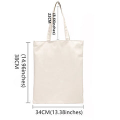 Butterflies Tote Bag Canvas Shopper Lady Handbag