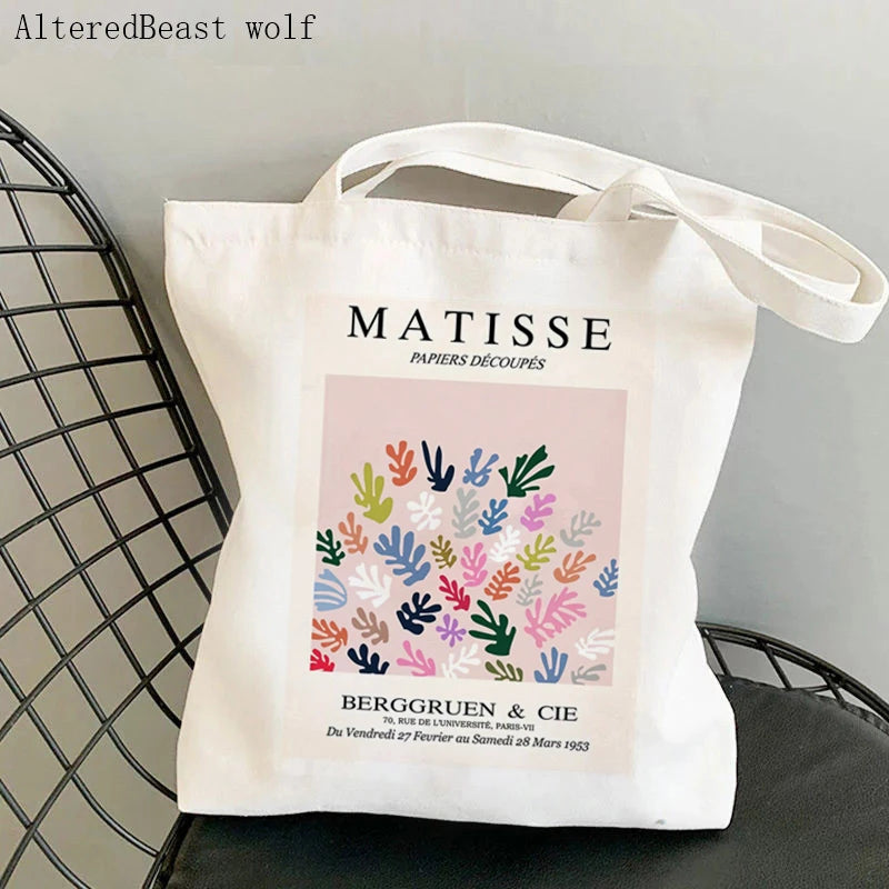 Vintage Matisse Cut Outs Exhibit Lady Bag
