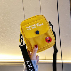 Solid Crossbody Bags Casual Tote Bag Pouch Small Canvas Handbags Messenger Bag
