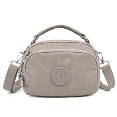 Canvas Shoulder Bag Casual Tote Handbag Zipper Messenger Crossbody