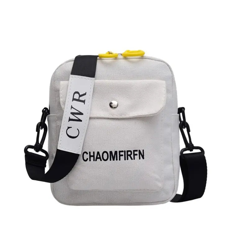 Women Shoulder Bag Outdoor Canvas Handbag Zipper Messenger Sac Main Femme