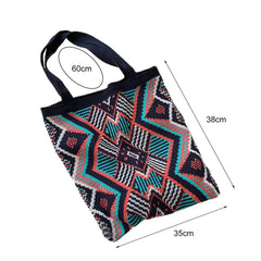 Colorful Geometric Pattern Shoulder Bag for Women
