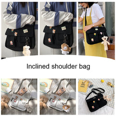 Harajuku Crossbody Bag Large Capacity Handbag for Shopping