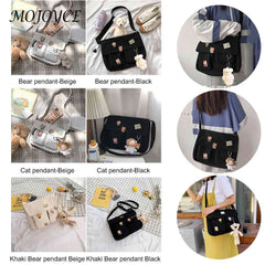 Japanese Harajuku Shoulder Bag Large Capacity Messenger Pouch