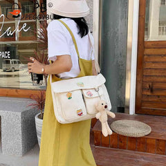 Japanese Harajuku Women Shoulder Bag Large Capacity Handbag for Shopping
