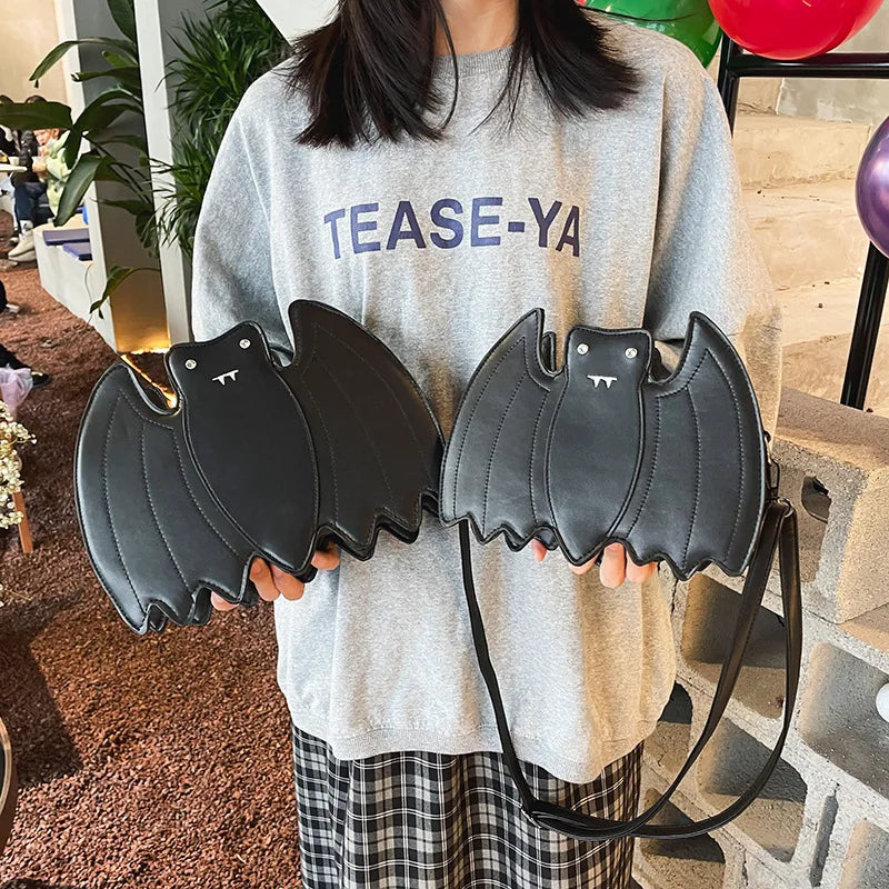 Dark Punk Bat Shoulder Bag Crossbody Bag