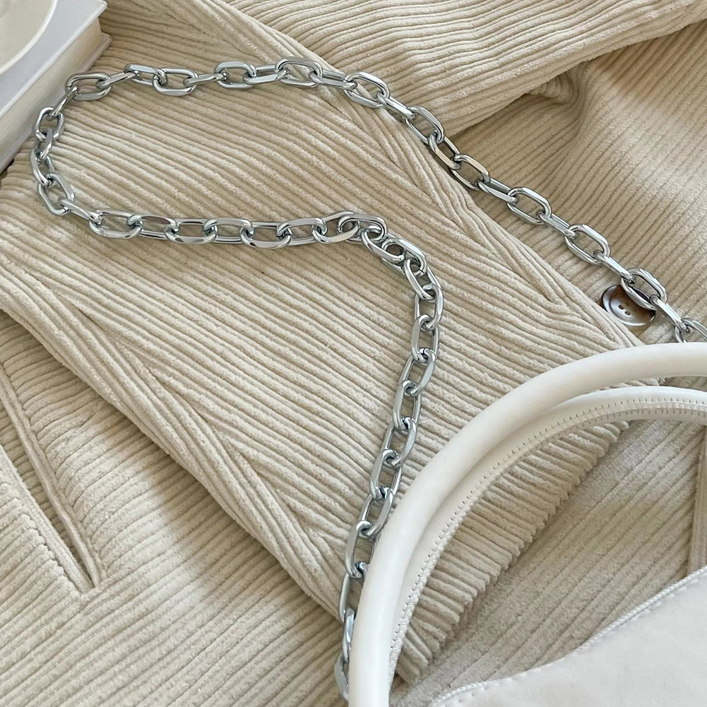 Solid Oxford Cloth Female Shoulder Bag Chain Small Tote Travel Purse