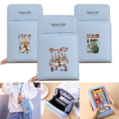 Monster Series Shoulder Bag Wallet Touch Screen Mobile Phone Crossbody Purse