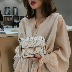 Women Shoulder Bags Summer Messenger Handbag Chain Wild Crack Printing