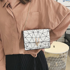 Women Shoulder Bags Summer Messenger Handbag Chain Wild Crack Printing