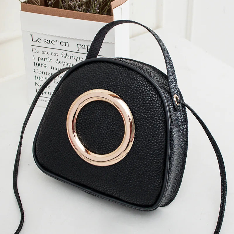 Retro Casual Leather Shoulder Bag for Women
