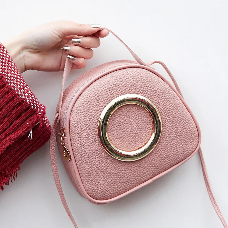 Retro Casual Leather Shoulder Bag for Women