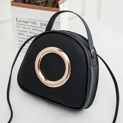 Retro Casual Leather Shoulder Bag for Women