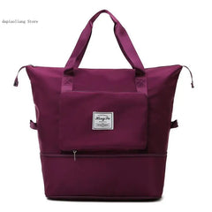 Women Shoulder Bags Foldable Storage Travel Tote Waterproof