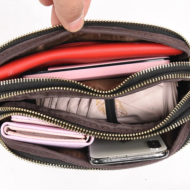 Women Shoulder Bags High Purse Soft PU Leather Handbags Crossbody Bag