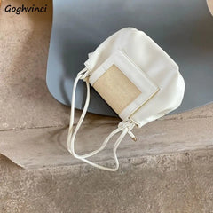 Women Shoulder Bags Pleated Hobos Cross-body PU Leather Handbags OL Fairy