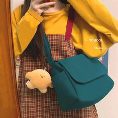 Waterproof Women Shoulder Bags Large Capacity Canvas Handbags