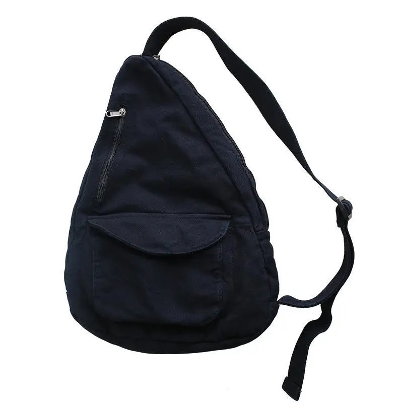 Vintage Canvas Cross-body Bag Retro Satchel