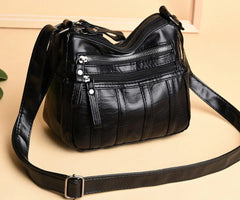 Small Leather Crossbody Bag for Women Shoulder Handbag