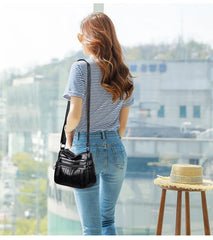 Small Leather Crossbody Bag for Women Shoulder Handbag