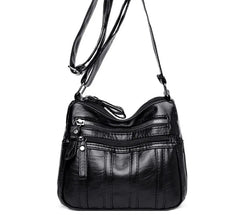 Small Leather Crossbody Bag for Women Shoulder Handbag