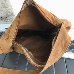Canvas Crossbody Chest Bag for Women Shoulder Messenger Bag