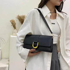 Women Single Shoulder Underarm Bag Crossbody Handbags Double Shoulder Strap Bags