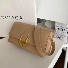 Women Single Shoulder Underarm Bag Crossbody Handbags Double Shoulder Strap Bags