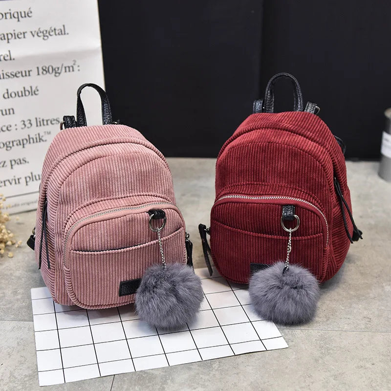 Women Small Backpack Purse Japanese Style School Backpack
