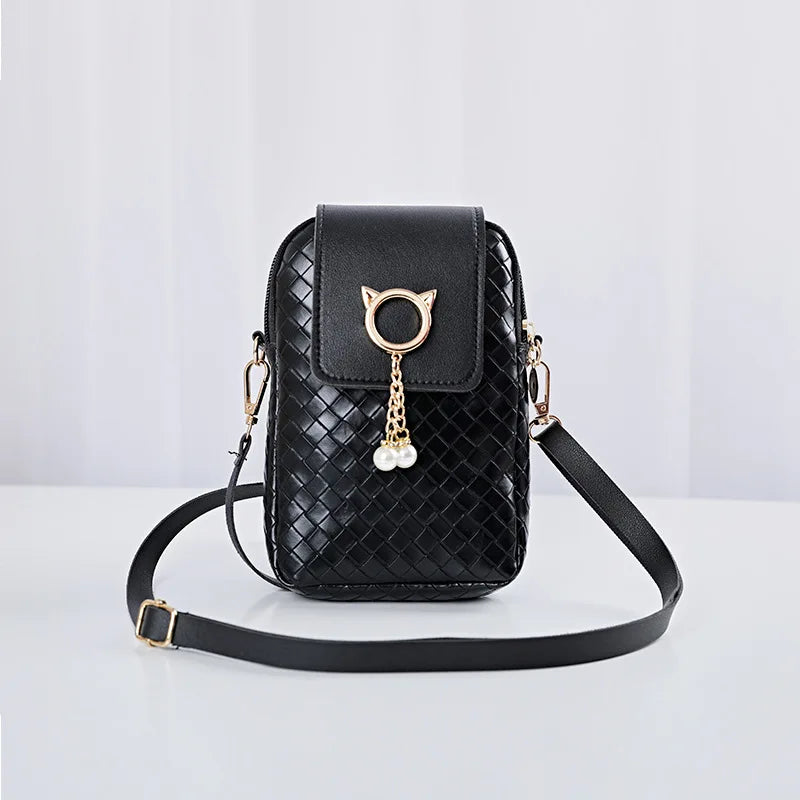 Women Small Bags PU Leather Handbags Girl Travel Student Shoulder Bags